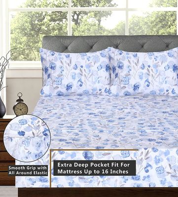 133x72 Lençóis de cama de algodão 100% tecidos 4 Pcs Conjuntos de cama Material de algodão orgânico