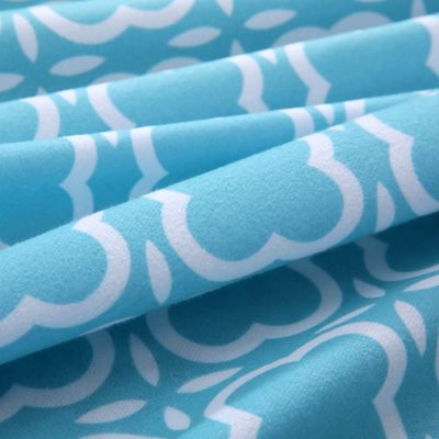 Conjunto personalizado de folhas de flanela de microfibra - Coleção de roupas de cama de luxo impressas em 4 peças para hotel