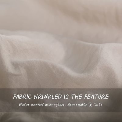 Conjunto personalizado de roupas de cama de casa de campo com design de cama de ruffle