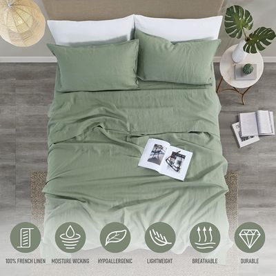 Bolso profundo 1,5-2 kg Luxo Lantejoulas de linho francês lavado em pedra 3 peças estilo luxo