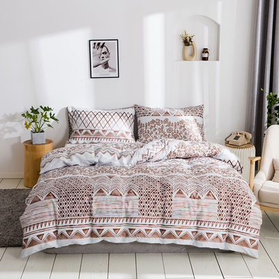 Poliéster Impresso Quilt Cover Set de Quatro Peças Personalizado para a Sua Satisfação e Conforto