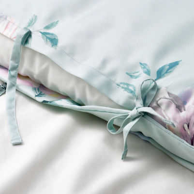 Final de algodão Impressão de casa têxtil 4 peças lençol de cama cobertor de cobertor Design personalizável